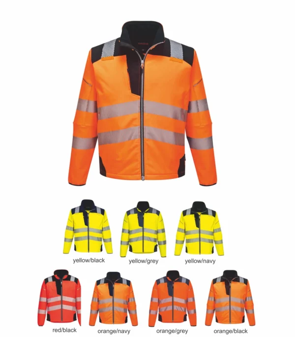 Portwest T402 Vision Hi-Vis Softshell Jacket